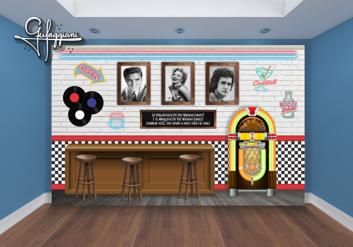 Anos 60, 70, 80, 90 — Painel Anos 60, 70, 80, 90.jpg