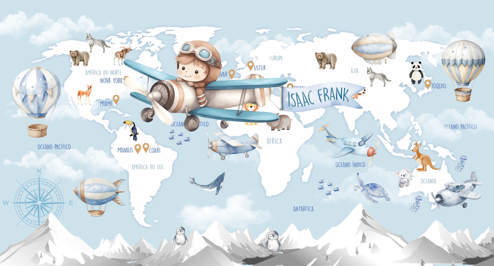 Capa do tema Aviador — Gustavo Faggiani Design