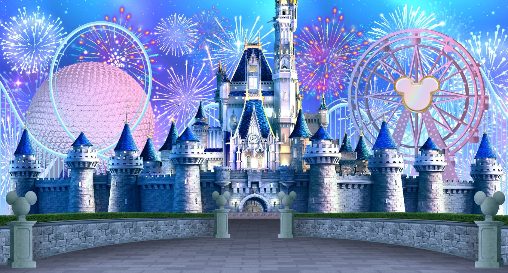 Capa do tema Castelo Disney — Gustavo Faggiani Design