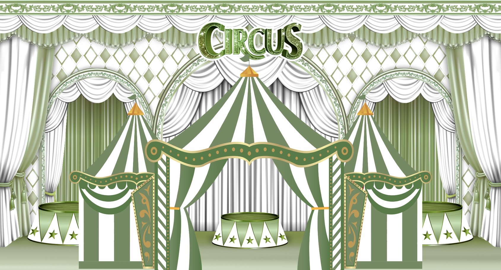 Capa do tema Circo Verde — Gustavo Faggiani Design