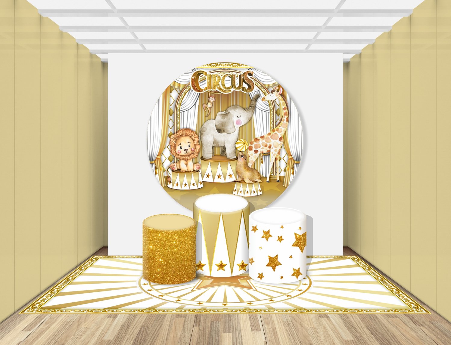 Circo — Circo Branco e Dourado Redondo Simu.jpg