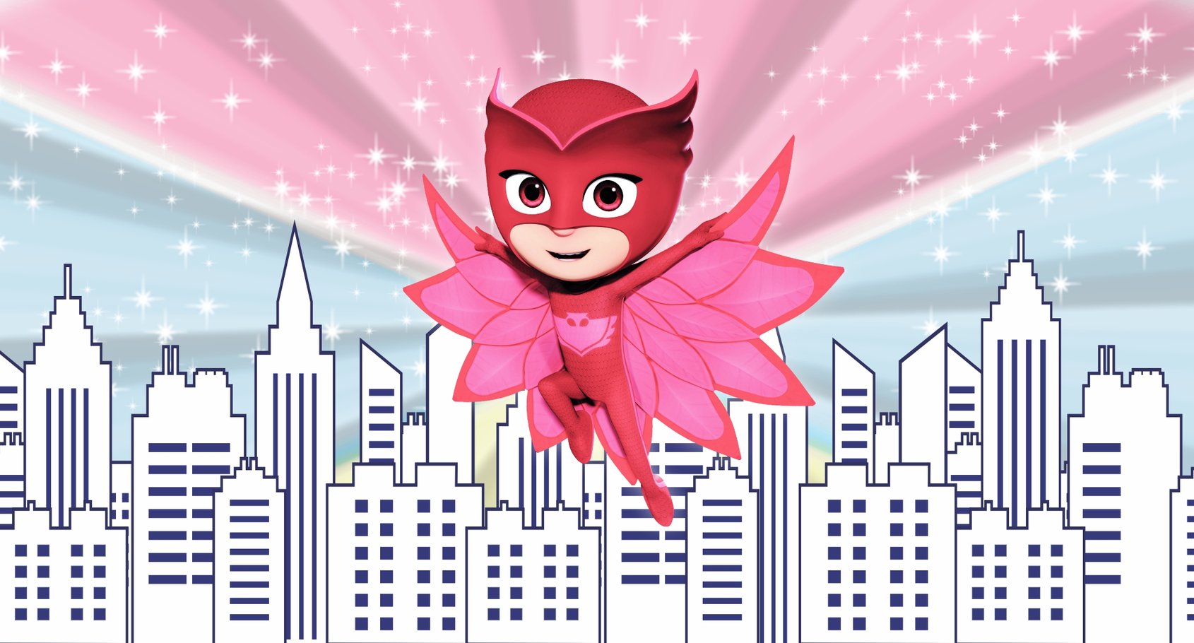 Capa do tema Corujita PJ Mask — Gustavo Faggiani Design