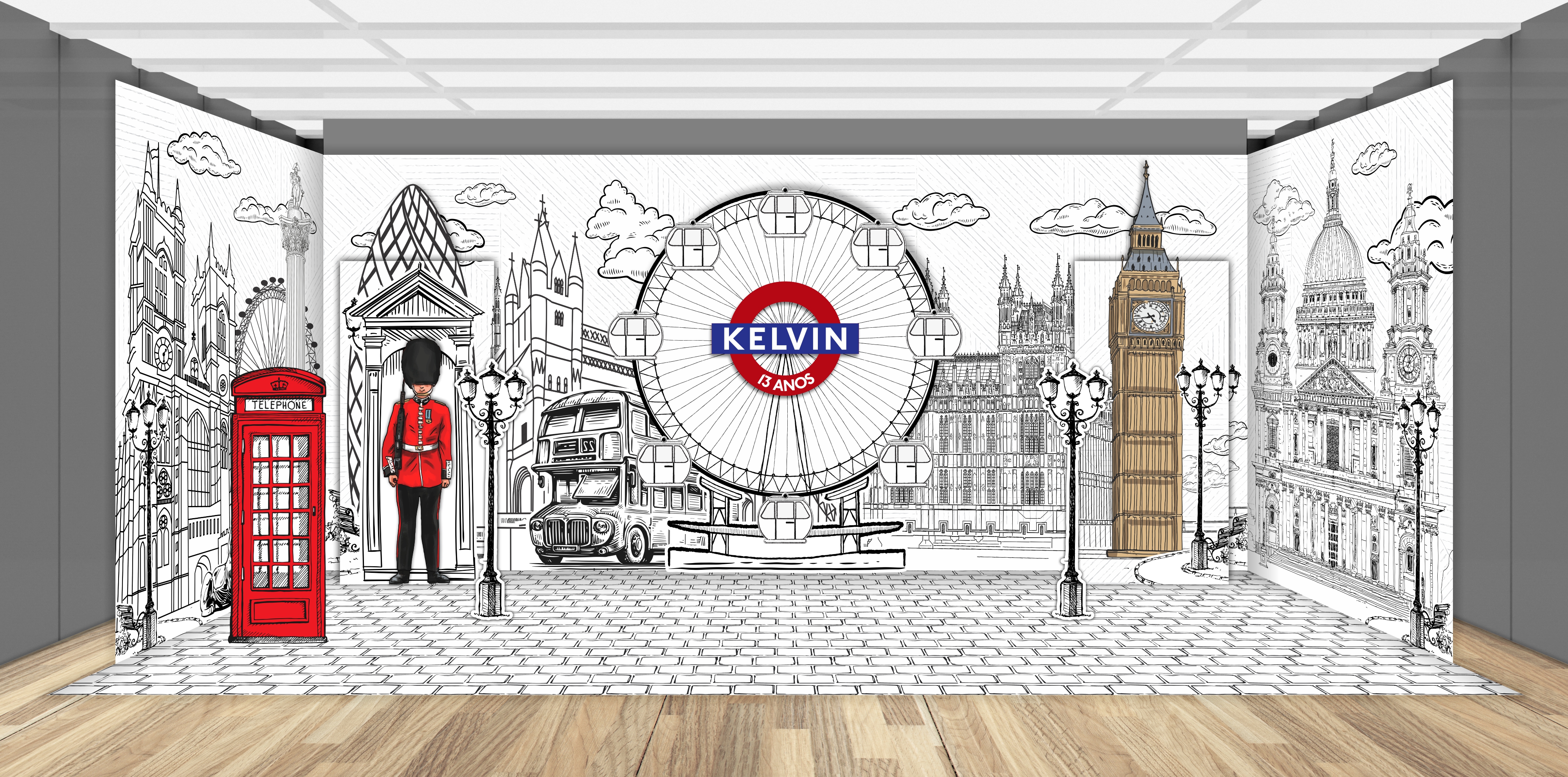 Capa do tema Londres — Gustavo Faggiani Design