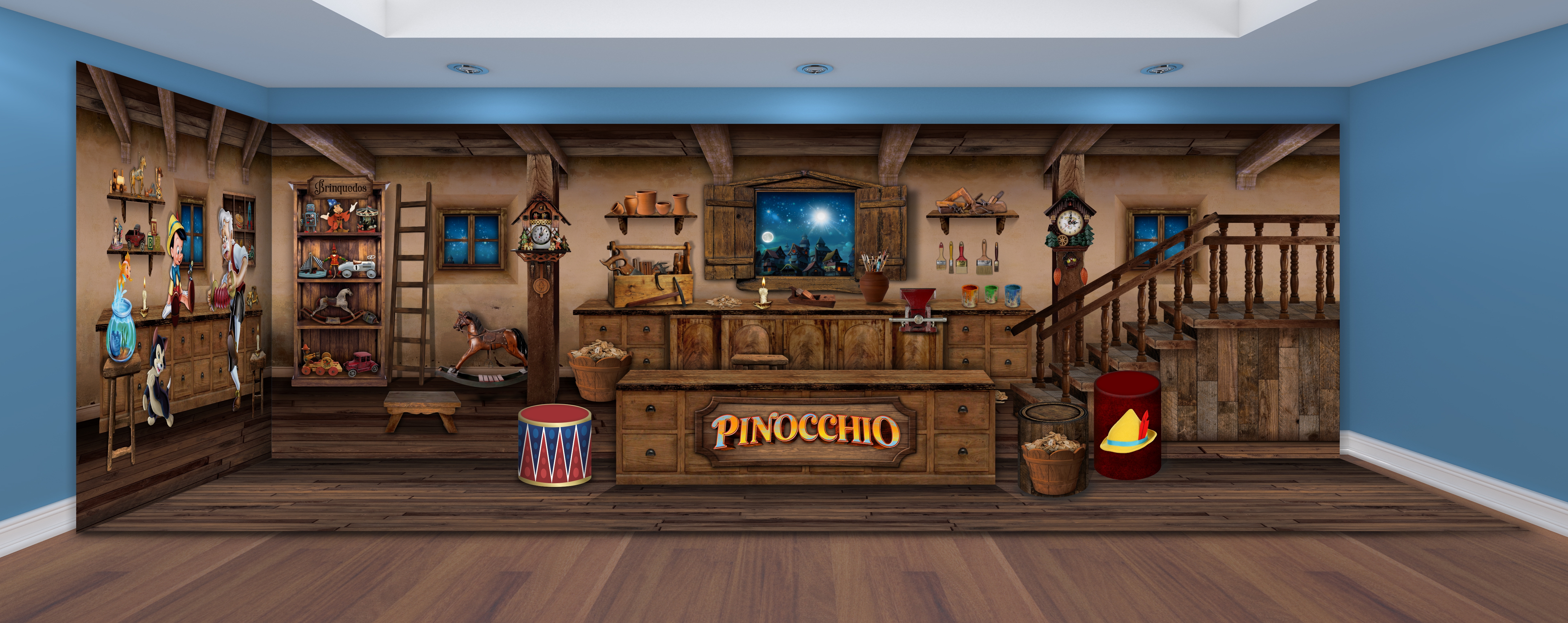 Capa do tema Pinocchio — Gustavo Faggiani Design