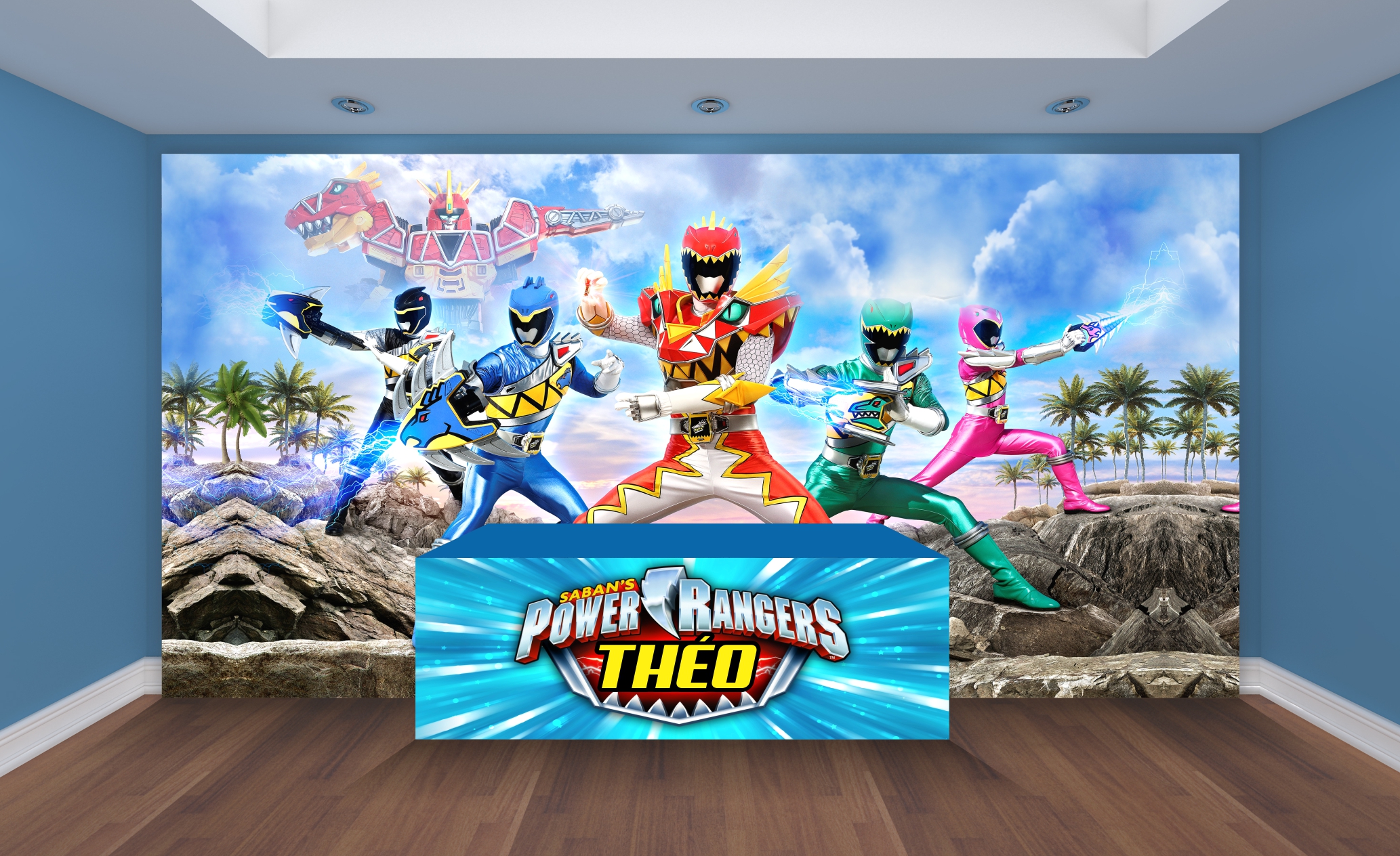 Capa do tema Power Rangers — Gustavo Faggiani Design