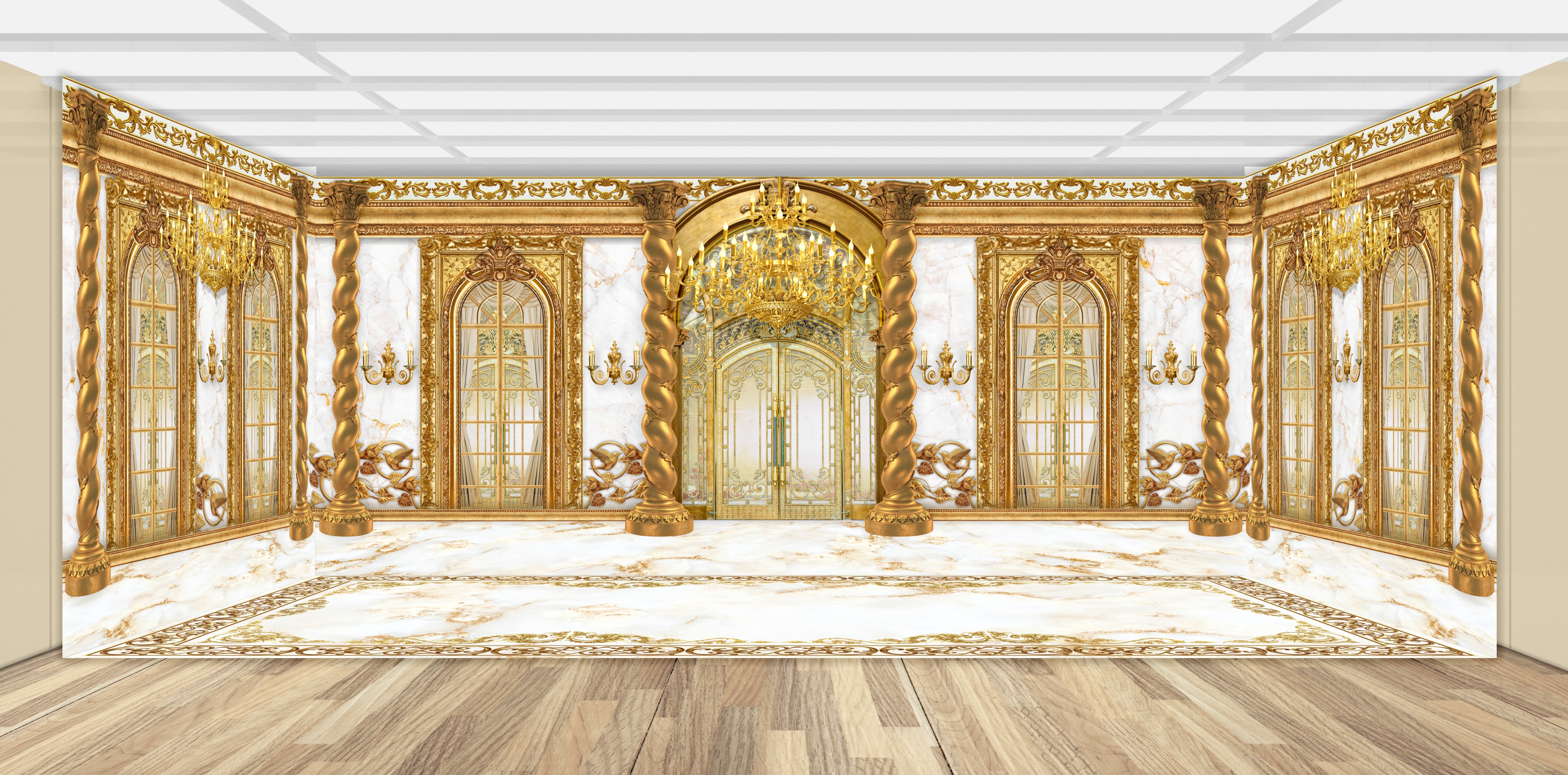 Realeza — Realeza Branco e Dourado.jpg