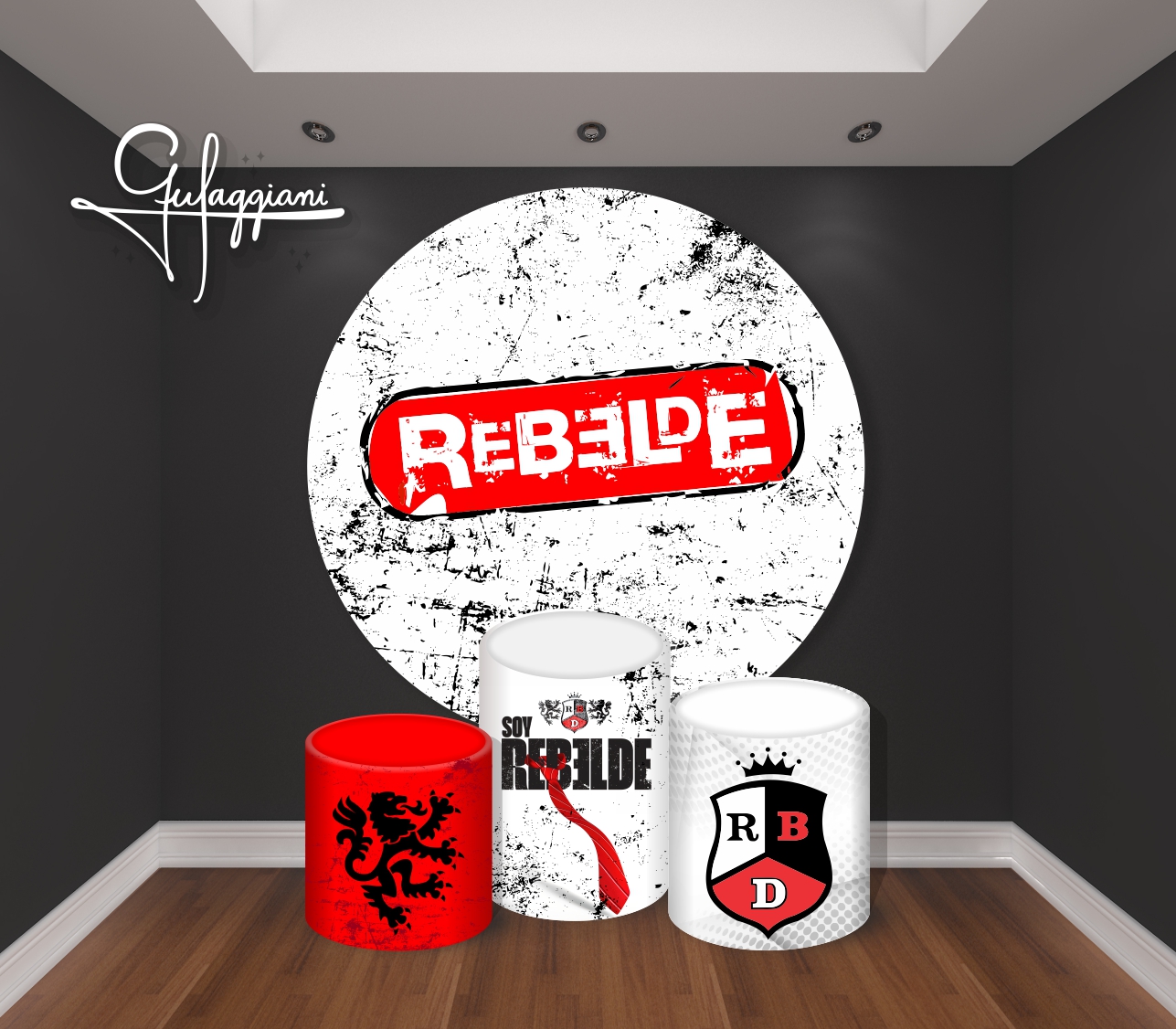 Capa do tema Rebelde — Gustavo Faggiani Design