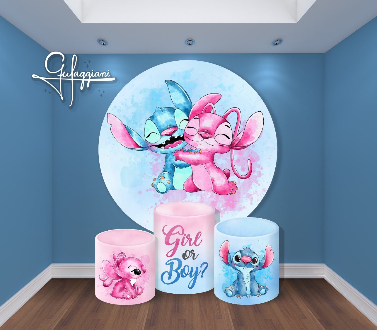 Capa do tema Stitch — Gustavo Faggiani Design