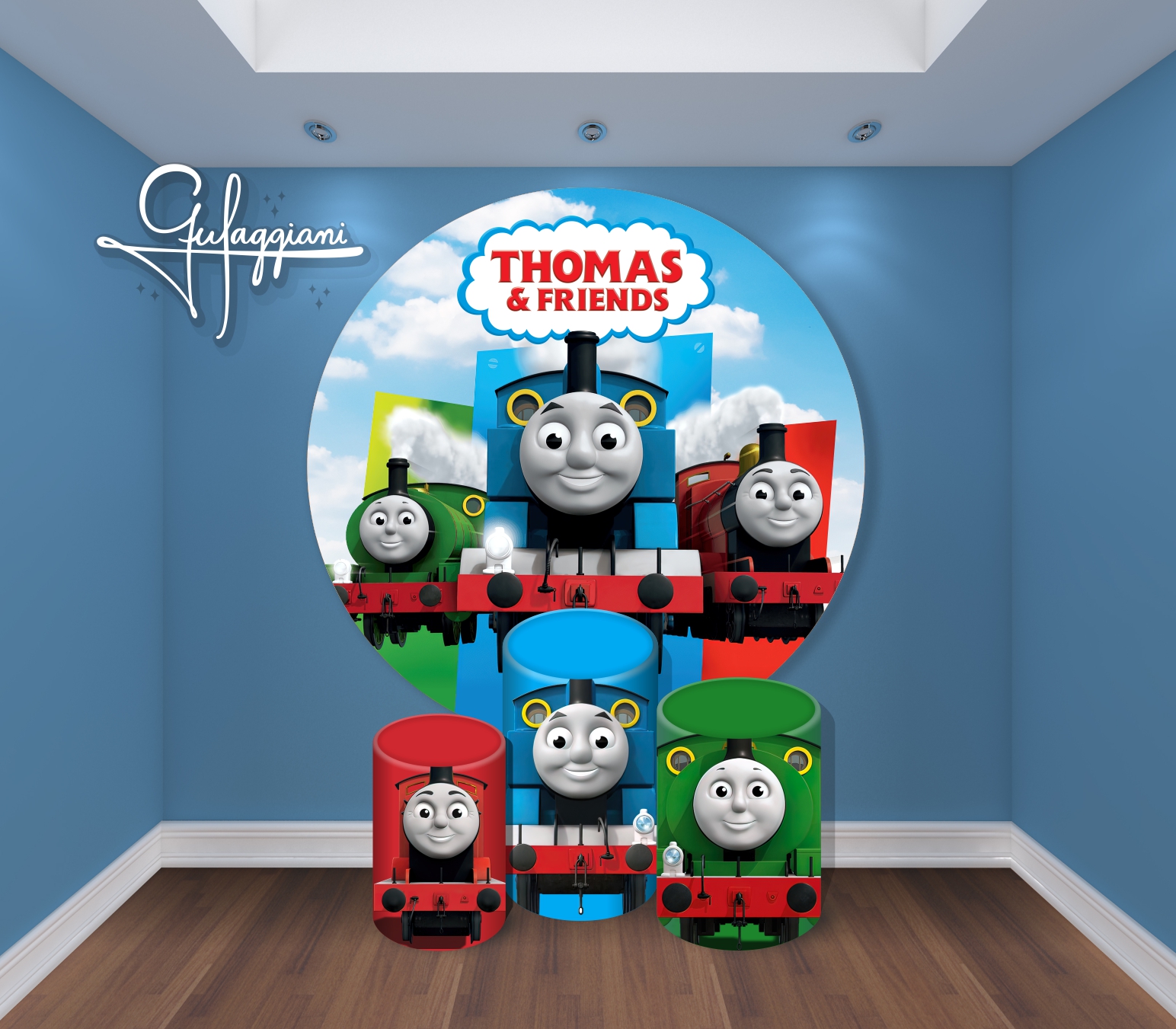 Capa do tema Thomas & Friends — Gustavo Faggiani Design