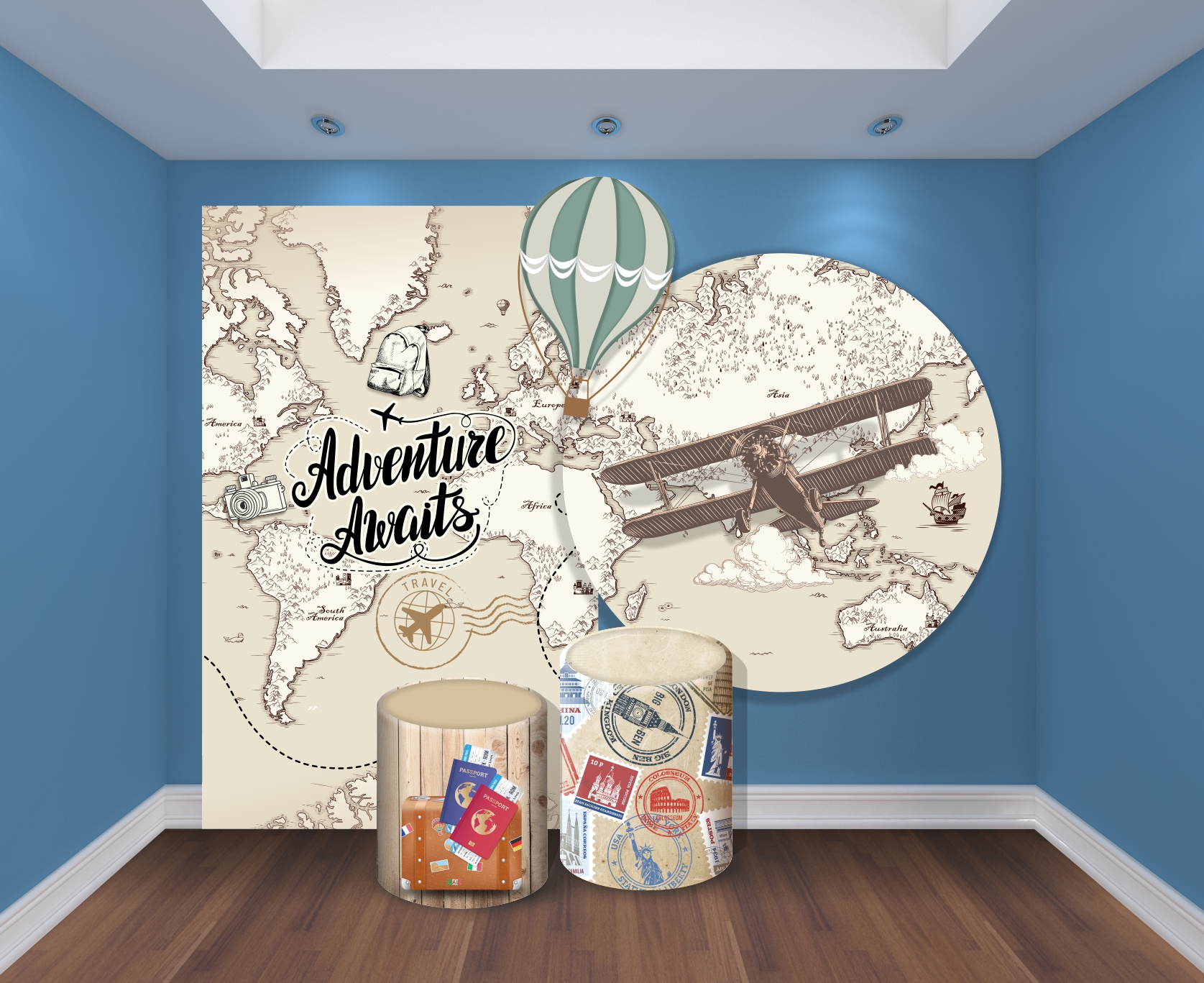 Capa do tema Volta ao Mundo — Gustavo Faggiani Design